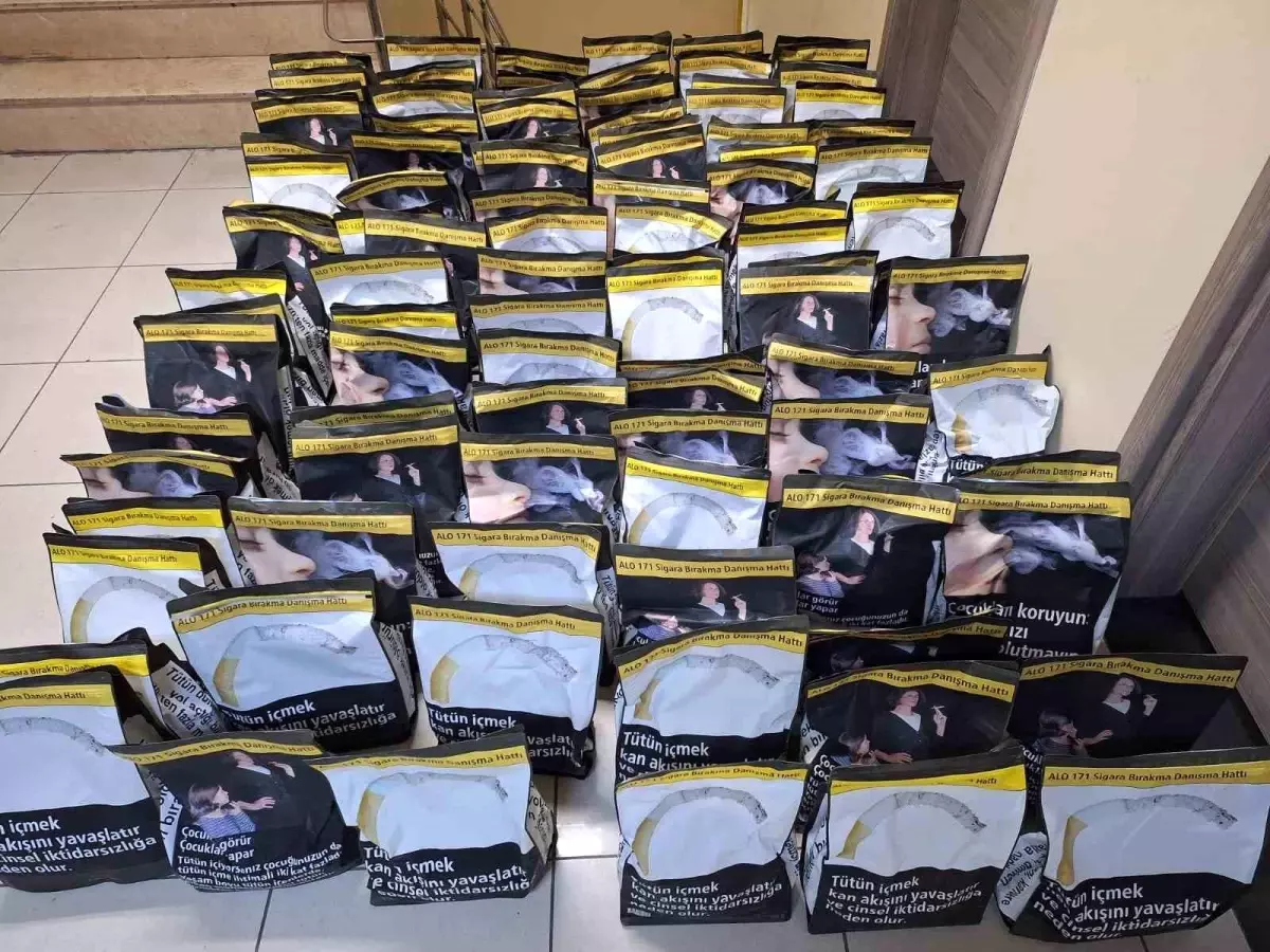 Kocaeli'de 100 Kilogram Kaçak Tütün Ele Geçirildi