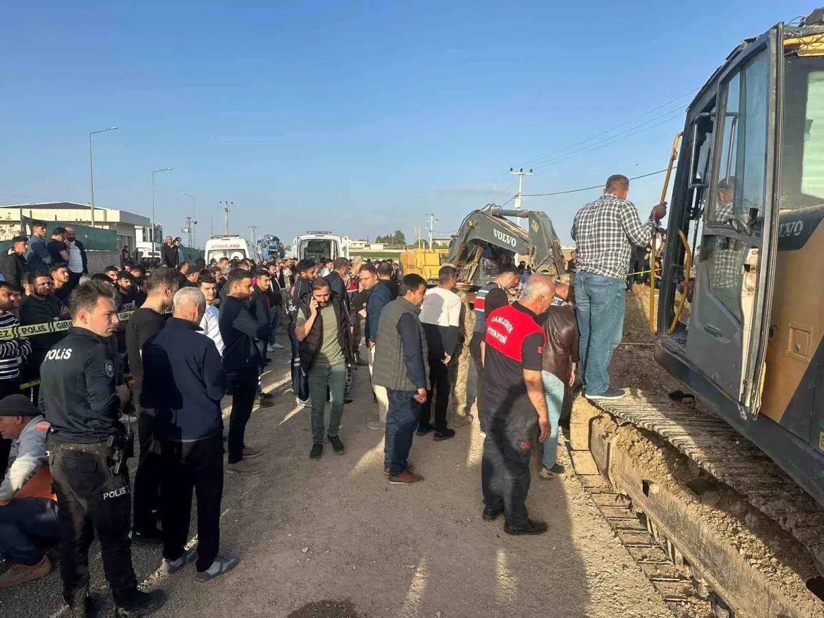 Ceylanpınar'da Göçük Altında Kalan 4 İşçi İçin Kurtarma Çalışmaları Devam Ediyor