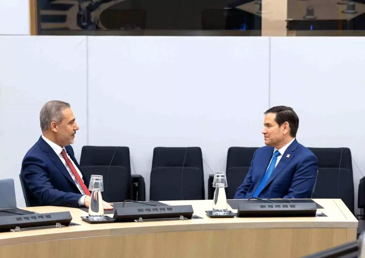 Hakan Fidan, ABD Dışişleri Bakanı Rubio ile Brüksel'de Görüştü