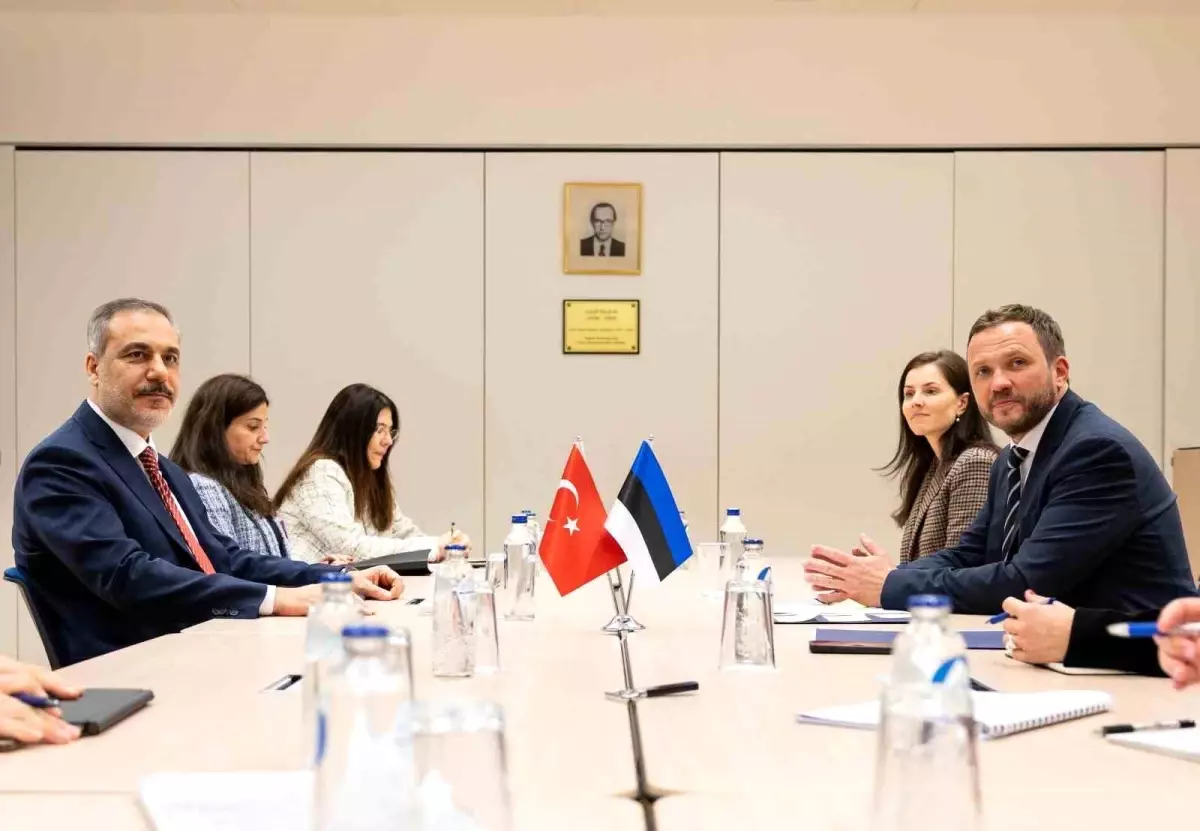 Dışişleri Bakanı Hakan Fidan Estonya Dışişleri Bakanı ile Görüştü