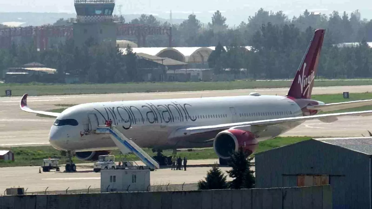 Virgin Atlantic Uçağı Diyarbakır'a Acil İniş Yaptı