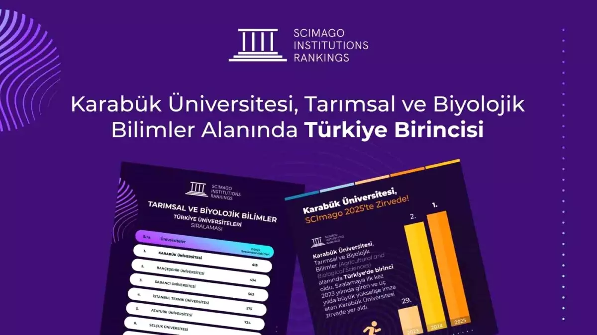 Karabük Üniversitesi SCImago 2025 Sıralamasında Türkiye'nin Zirvesine Yerleşti