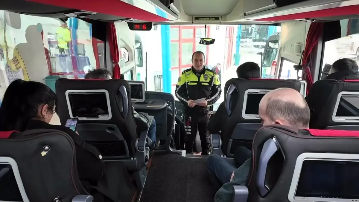 Sinop'ta Bayram Tatili İçin Trafik Denetimleri Sürüyor