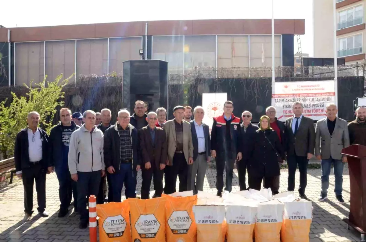 Süleymanpaşa'da TAKE Projesi Kapsamında Tohum Dağıtımı Yapıldı