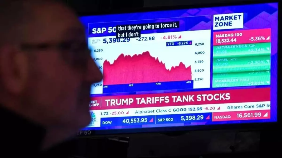 Amerikan piyasaları, Trump'ın yeni gümrük vergileriyle son 5 yılın en büyük kaybını yaşadı