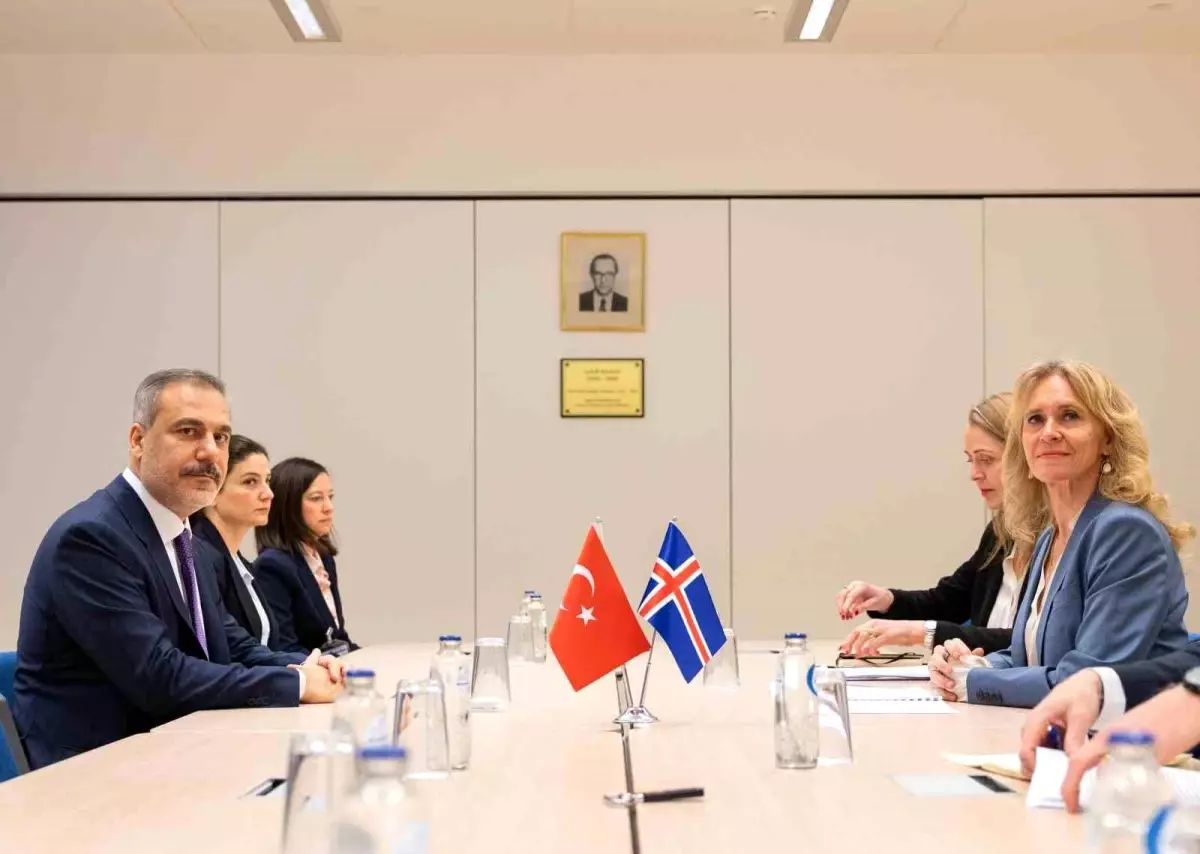 Dışişleri Bakanı Hakan Fidan, İzlanda Dışişleri Bakanı ile Brüksel'de Görüştü