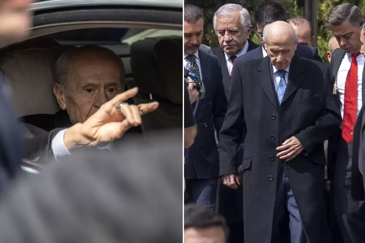 MHP lideri Bahçeli, 66 gün sonra ilk kez görüntülendi