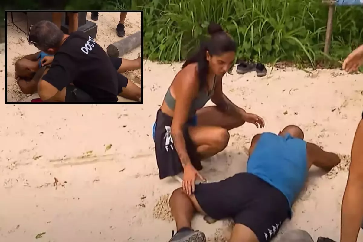 Survivor'da korkutan anlar! Aniden yere yığıldı, ambulansla hastaneye kaldırıldı