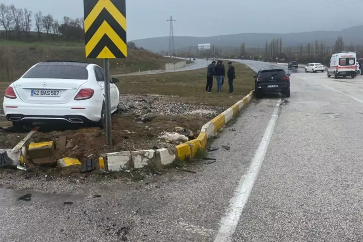 Konya'da trafik kazası! 9 yaralı