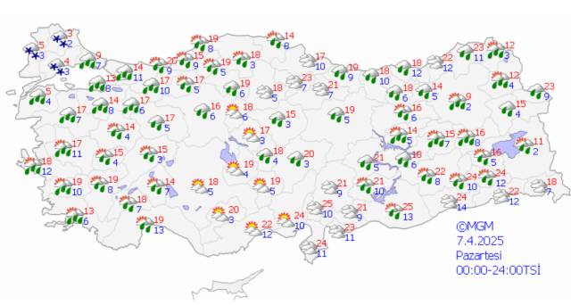 İstanbul'da hava nasıl olacak? 7 Nisan Pazartesi İstanbul'da hava nasıl? Kar yağacak mı?
