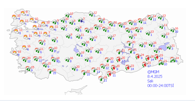 İSTANBUL HAVA DURUMU | İstanbul'da hava nasıl olacak? 8 Nisan Salı İstanbul'da kar yağacak mı?