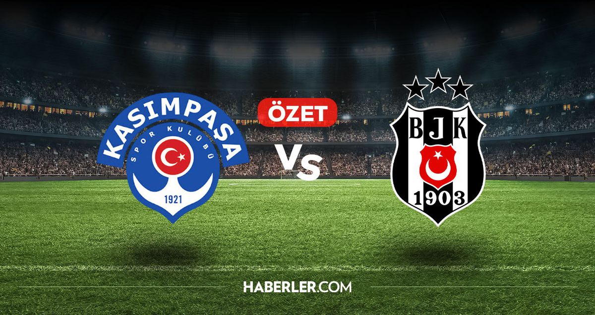Kasımpaşa Beşiktaş maç özeti ve golleri! (VİDEO) Kasımpaşa Beşiktaş geniş özeti! Golleri kim attı, maç kaç kaç bitti?