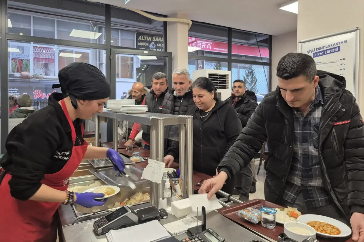 Şişli'de kent lokantaları yeniden hizmete başladı