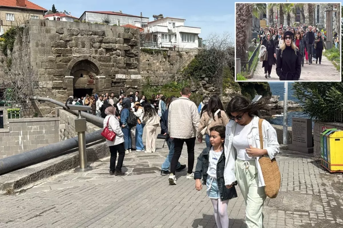 Bayram tatilinde 6 bin nüfuslu ilçeye 130 bin kişi geldi