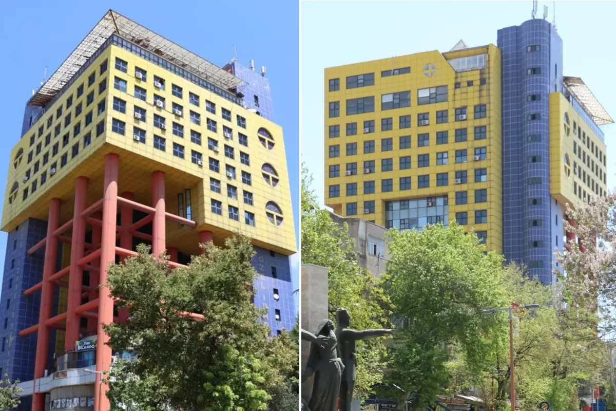 Yıkılan 'Dünyanın en saçma binası'nın yerine iş hanı yapılıyor
