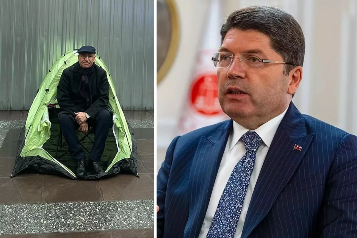 Yılmaz Tunç'tan bakanlık önünde çadır kuran Tanal'a: Direkt makama gelseydi, çay da söylerdik