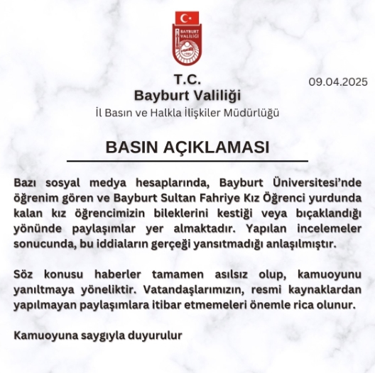 Bayburt KYK kız yurdunda ne oldu? Sultan Fahriye Kız Yurdu mescidinde namaz kılan kız öldürüldü mü?