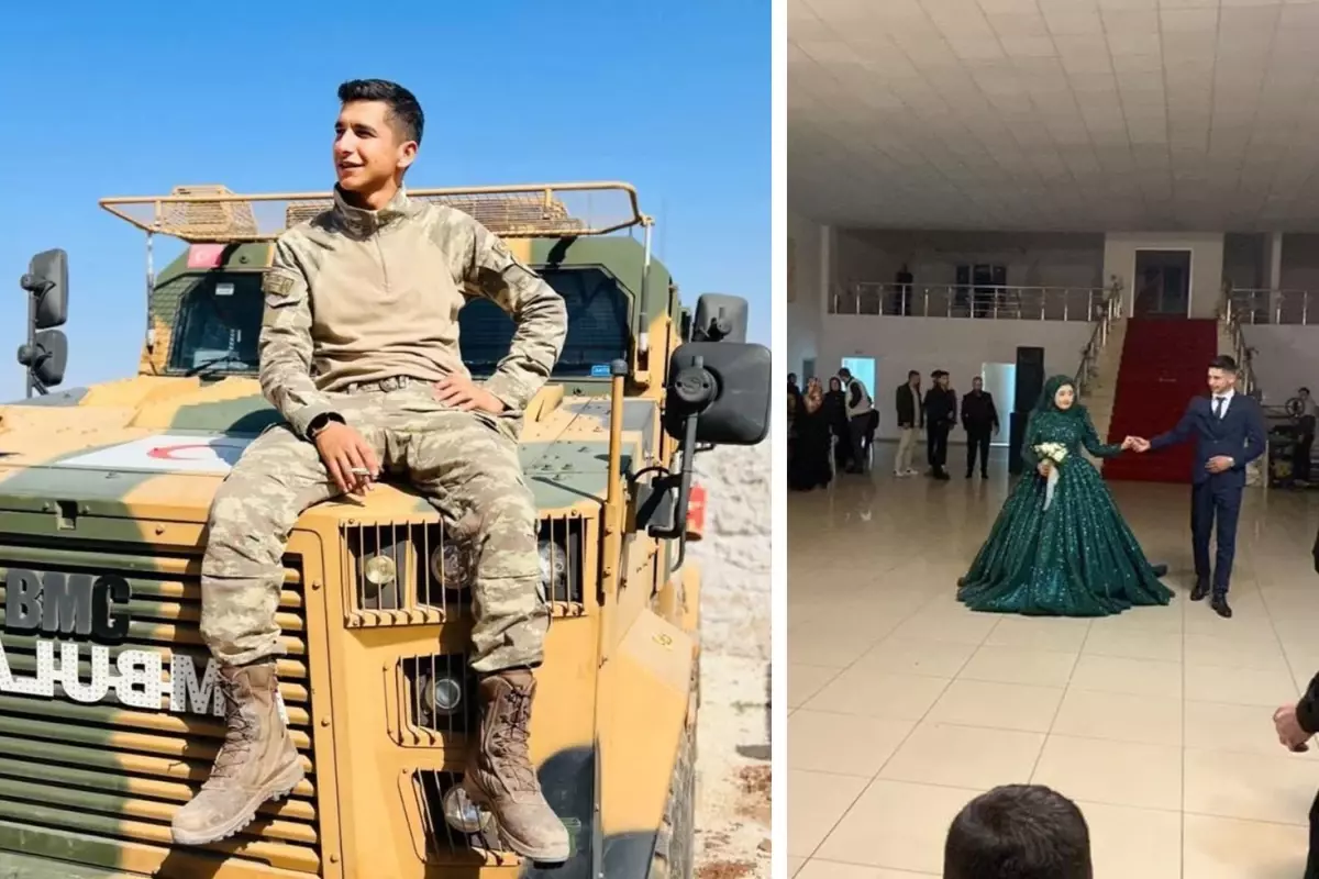 5 gün önce nişanlanan şehidin son görüntüleri ortaya çıktı