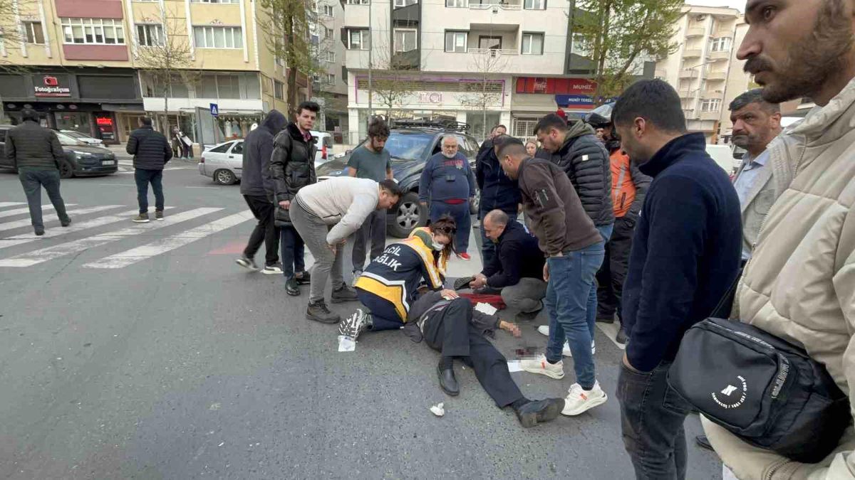 Alkollü Sürücü Yaya Geçidinde Yaşlı Adamı Yaraladı