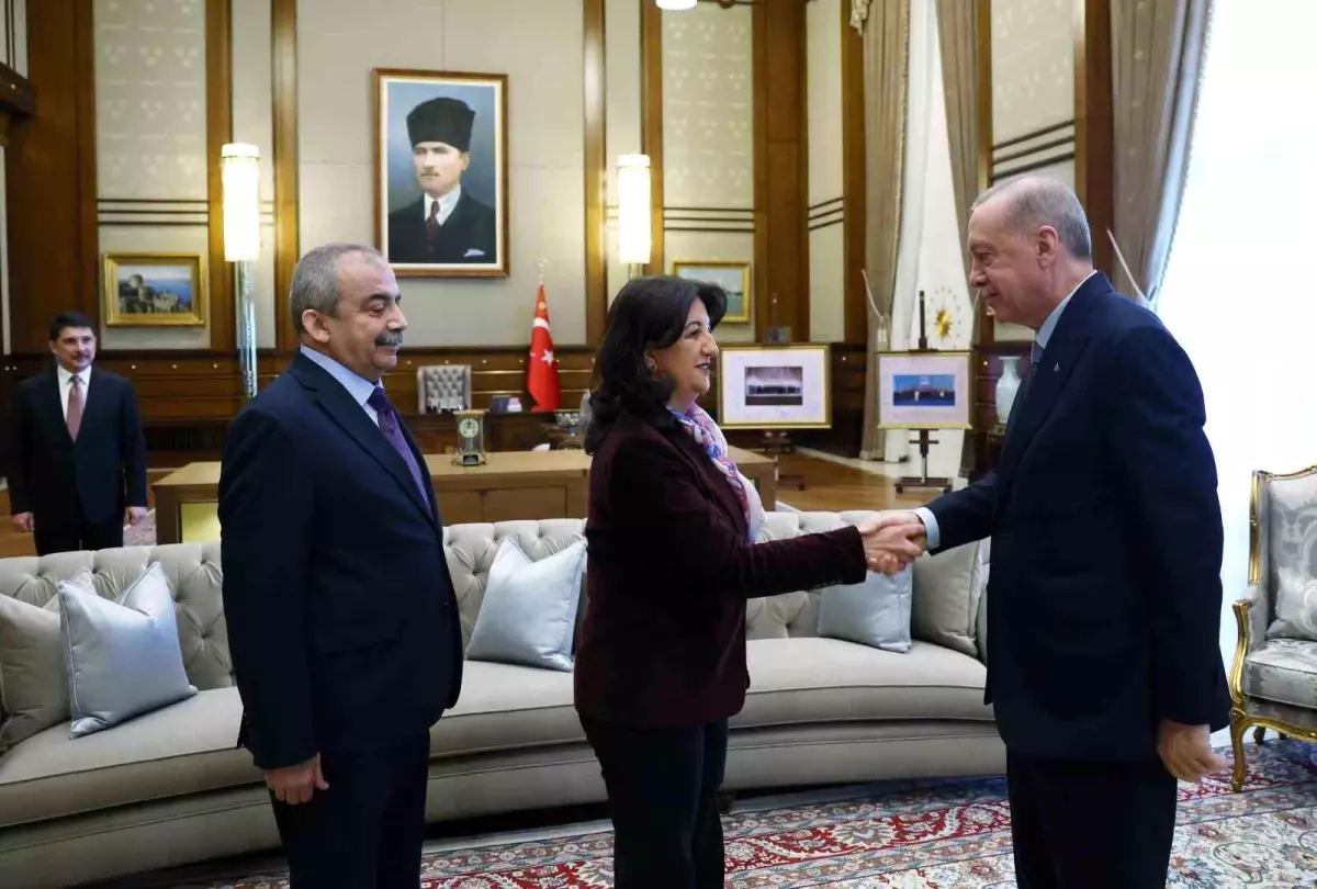 Cumhurbaşkanı Erdoğan, DEM Parti heyetini kabul etti