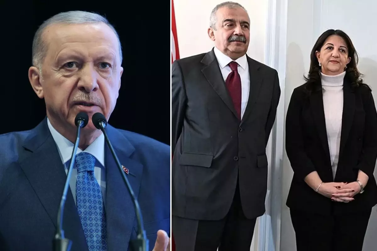 Erdoğan ile DEM Parti heyeti arasındaki görüşme başladı