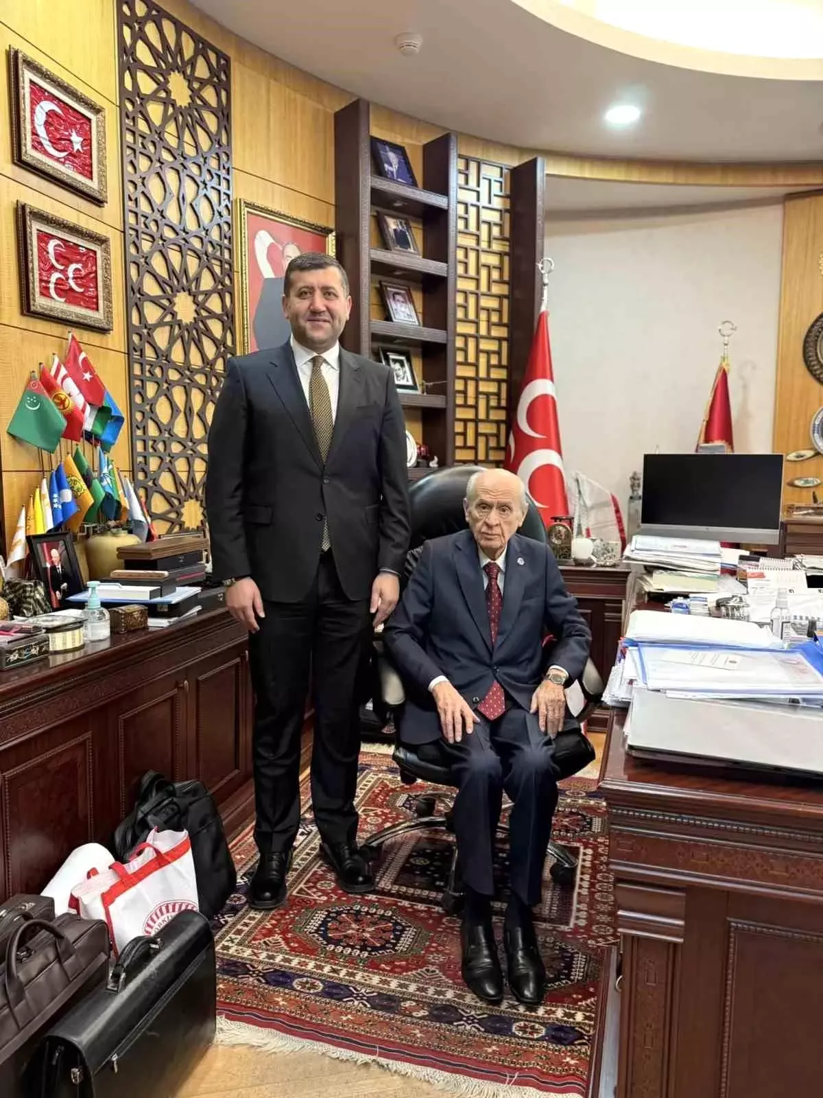 MHP Kayseri Milletvekili Baki Ersoy, Devlet Bahçeli'yi Ziyaret Etti