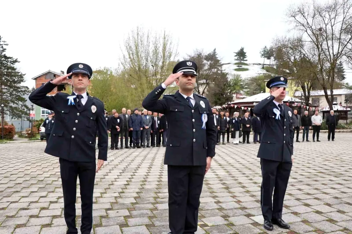 Kavak'ta Polis Haftası töreni
