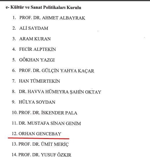 Orhan Gencebay, Kültür ve Sanat Politikaları Kuruluna atandı!
