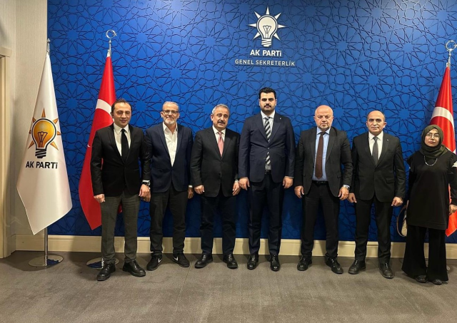 TÜBAF'tan AK Partili Elitaş'a ziyaret