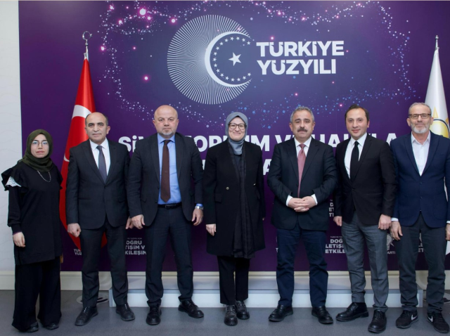 TÜBAF'tan AK Partili Elitaş'a ziyaret