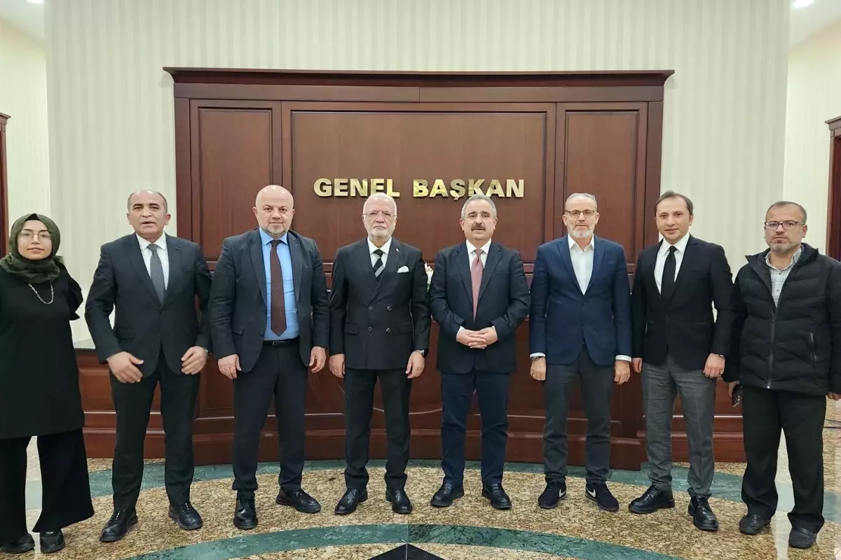 TÜBAF'tan AK Partili Elitaş'a ziyaret