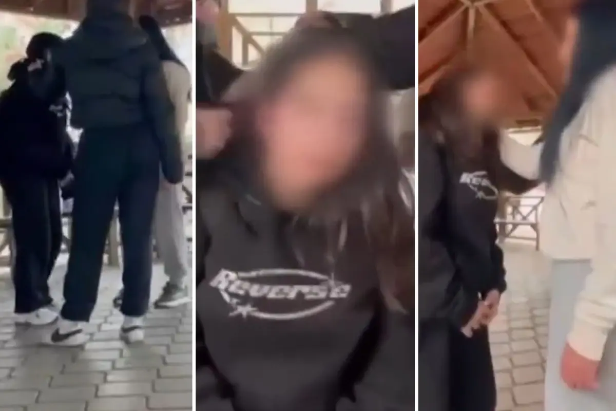 'Gençlik nereye gidiyor?' dedirten bir görüntü daha! Döverek tek tek özür dilettiler