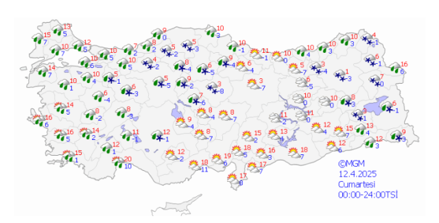 ANKARA HAVA DURUMU | 12 Nisan bugün Ankara'da hava nasıl olacak? Ankara günlük ve 5 günlük hava durumu tahmini!