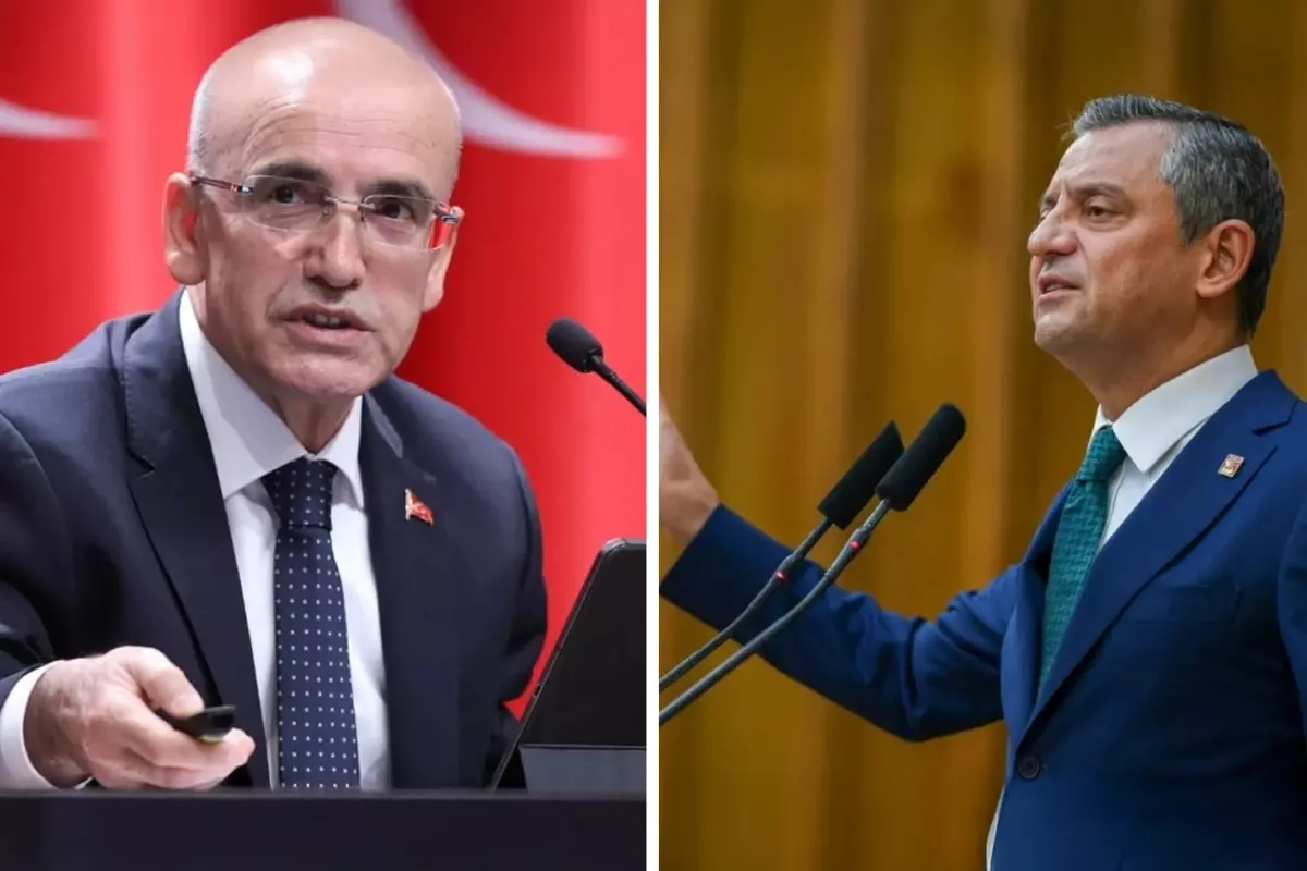 Bakan Şimşek'ten Özgür Özel'e 'Utanmaz adam' yanıtı