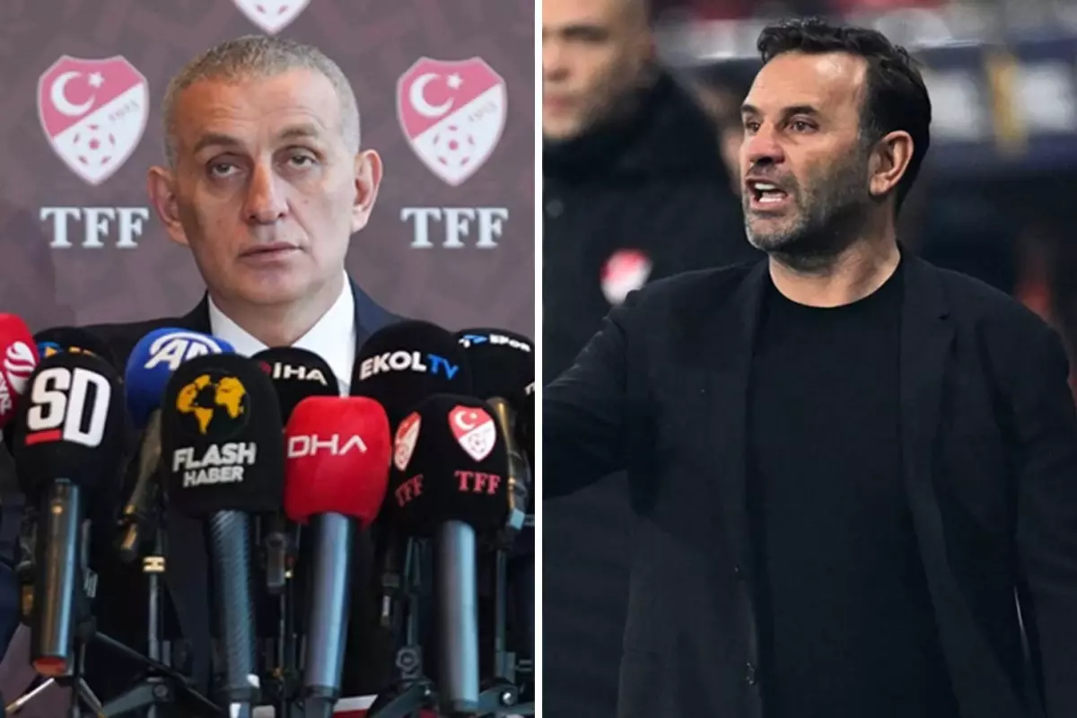 Basın toplantısına damga vurdu! Okan Buruk'tan TFF'ye bomba gönderme