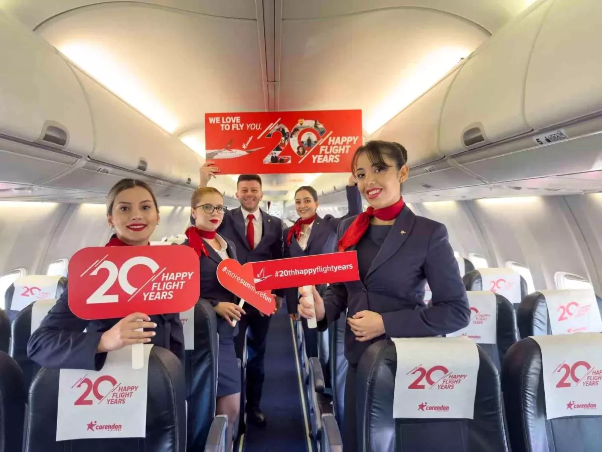 Corendon Airlines 20. Yıl Dönümünü Kutluyor