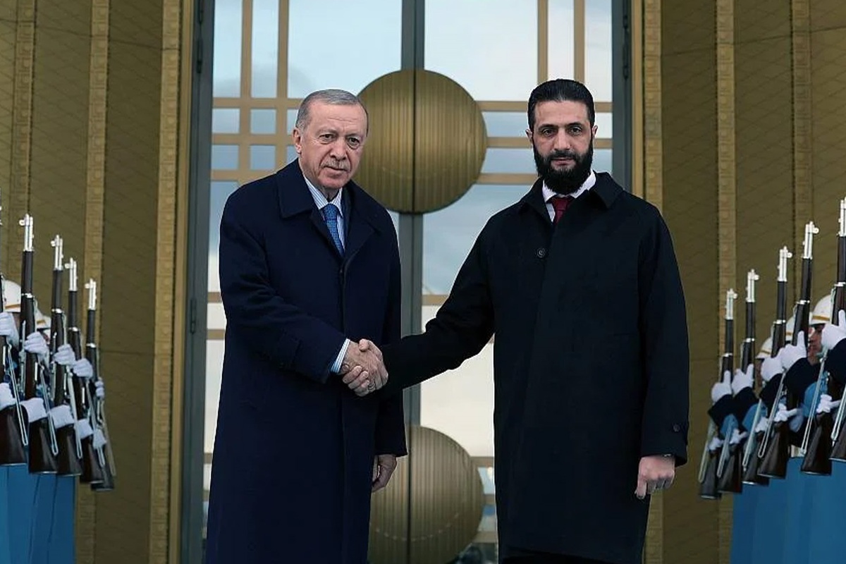 Cumhurbaşkanı Erdoğan, Ahmed Şara ile görüştü