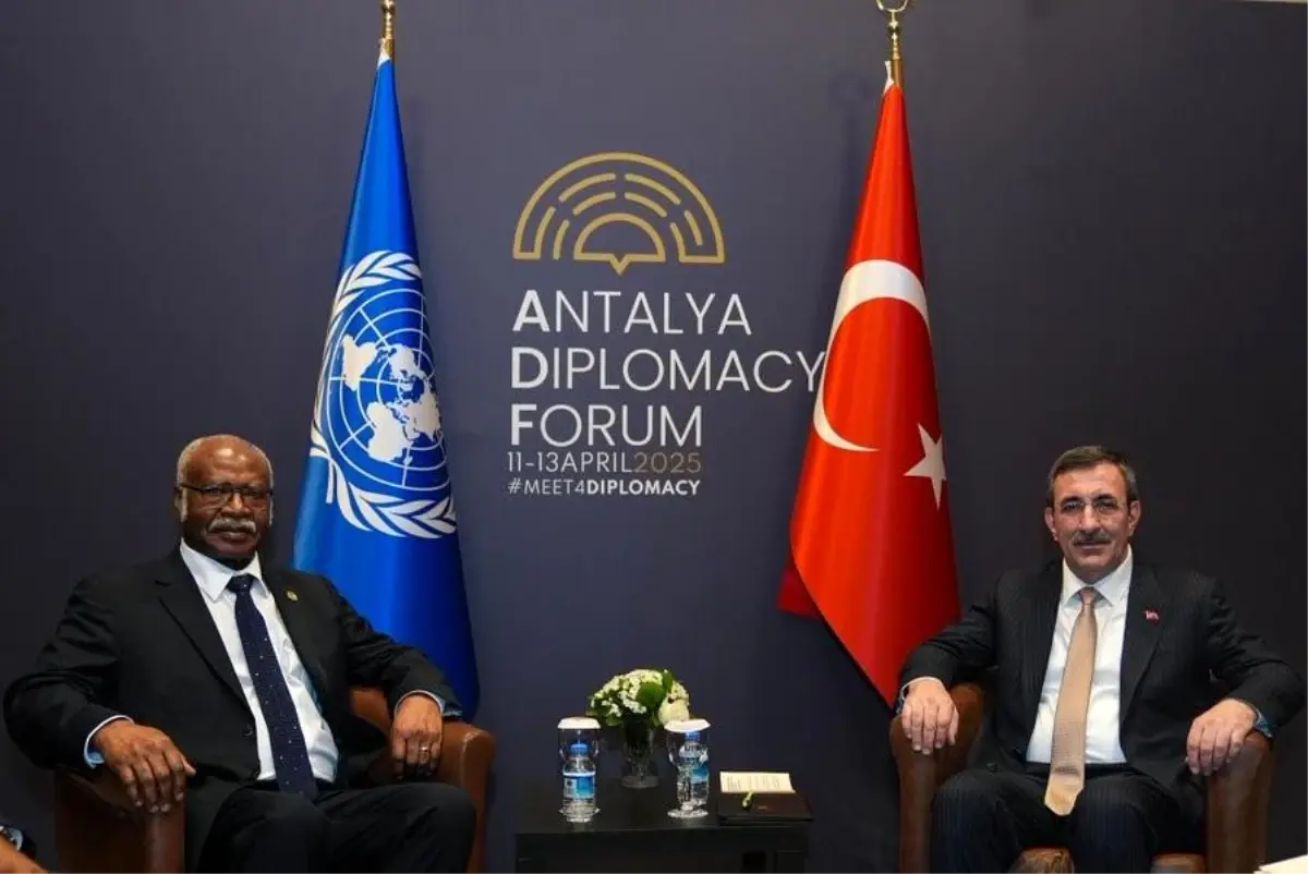 Cevdet Yılmaz, BM Genel Kurul Başkanı ile Antalya'da Görüştü