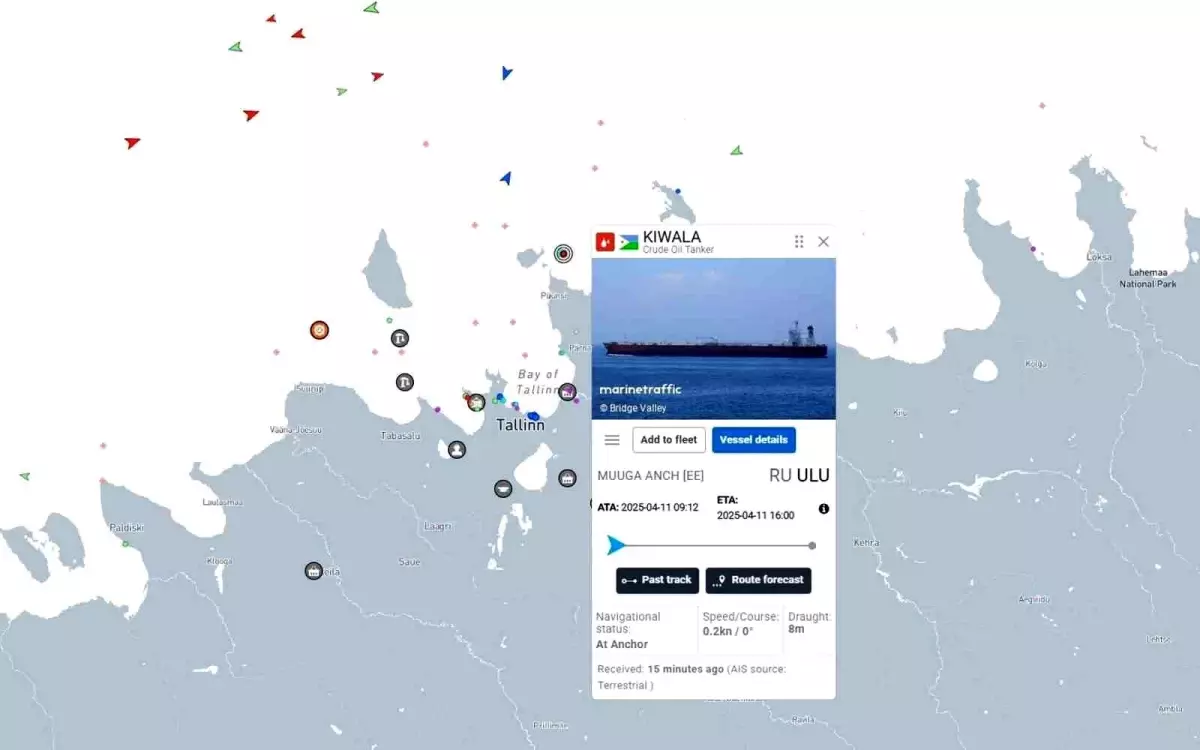 Estonya Donanması, Yasa Dışı Seyreden Rus Petrol Tankerini Alıkoydu