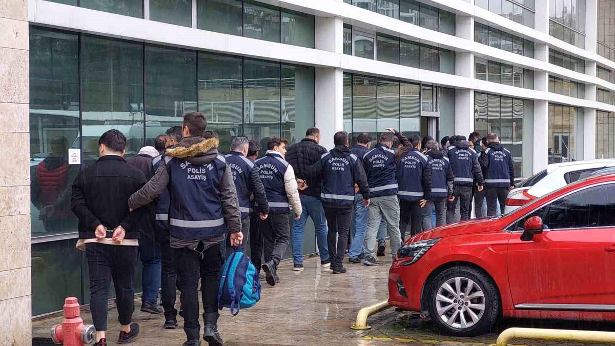 Samsun'da Change Operasyonu: 9 Kişi Tutuklandı, 10 Kişi Adli Kontrolle Serbest Bırakıldı