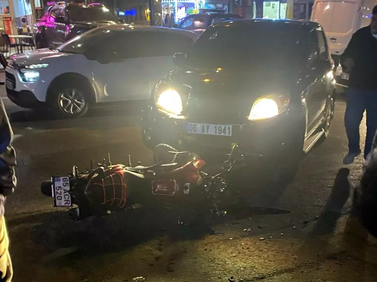 Tekirdağ'da Motosiklet Kazasında Sürücü Yaralandı