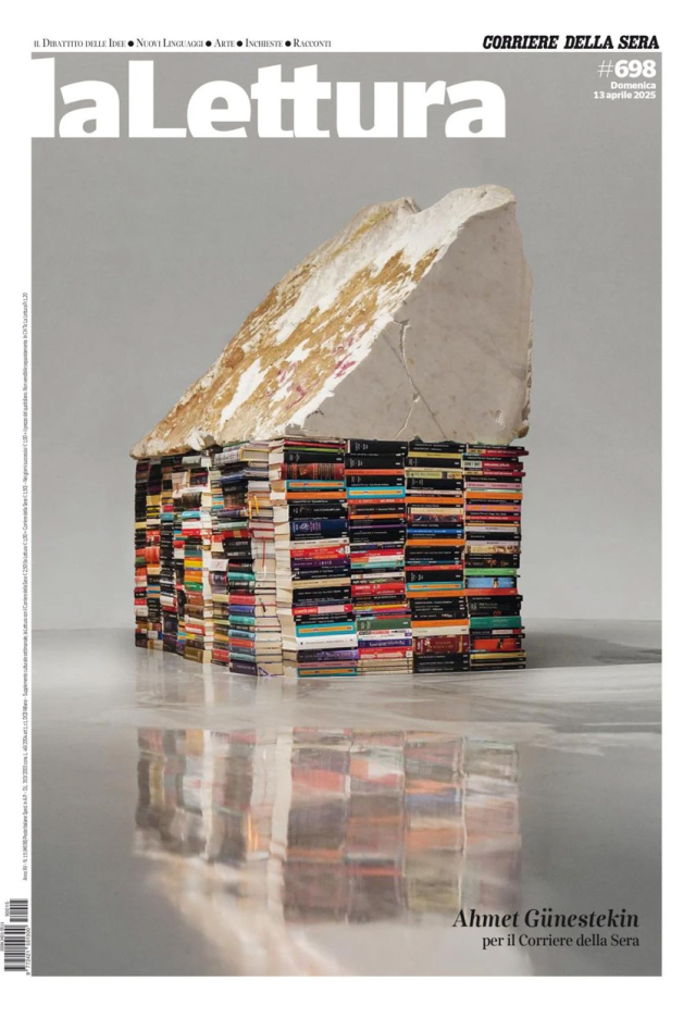 Ahmet Güneştekin'in 'Alfabe Lahitleri' Corriere Della Sera'nın kapağında Ahmet Güneştekin'in 'Alfabe Lahitleri' Corriere Della Sera'nın kapağında