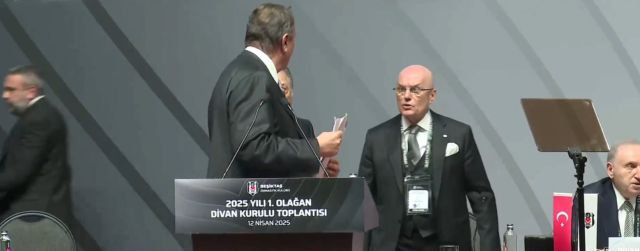 Beşiktaş Divan Kurulu'nda olay! Hasan Arat konuşurken yumruklandı