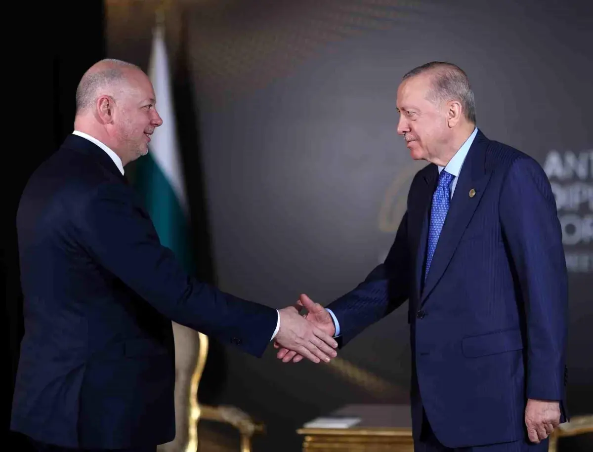 Cumhurbaşkanı Erdoğan, Bulgaristan Başbakanı Zhelyazkov'u kabul etti