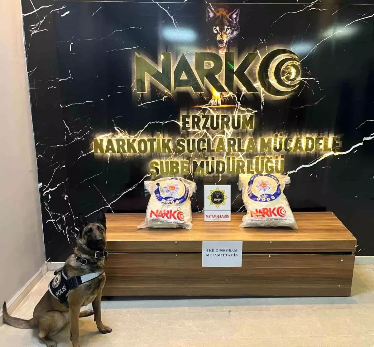 Erzurum'da Narkotik Operasyonu: 9 Kilogram Uyuşturucu Ele Geçirildi
