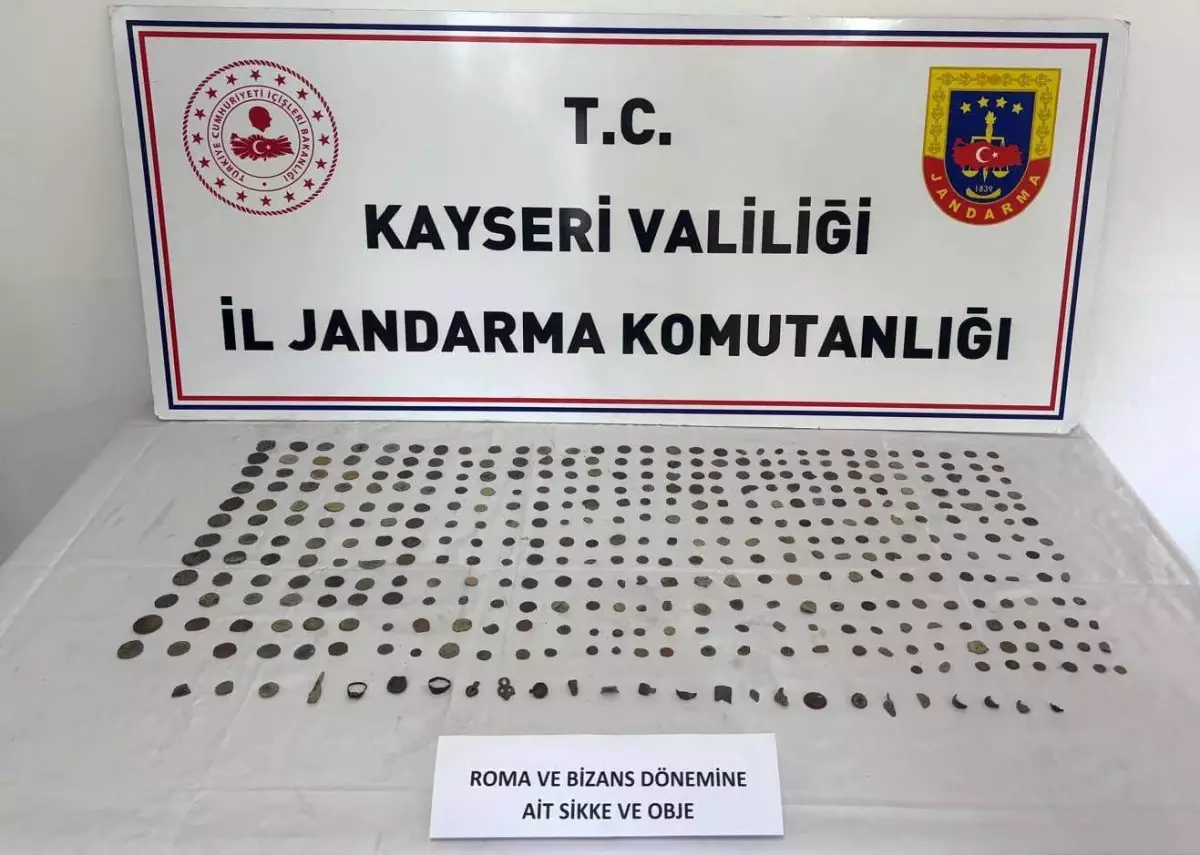 Kayseri'de Tarihi Eser Operasyonu: Bir Kişi Gözaltına Alındı