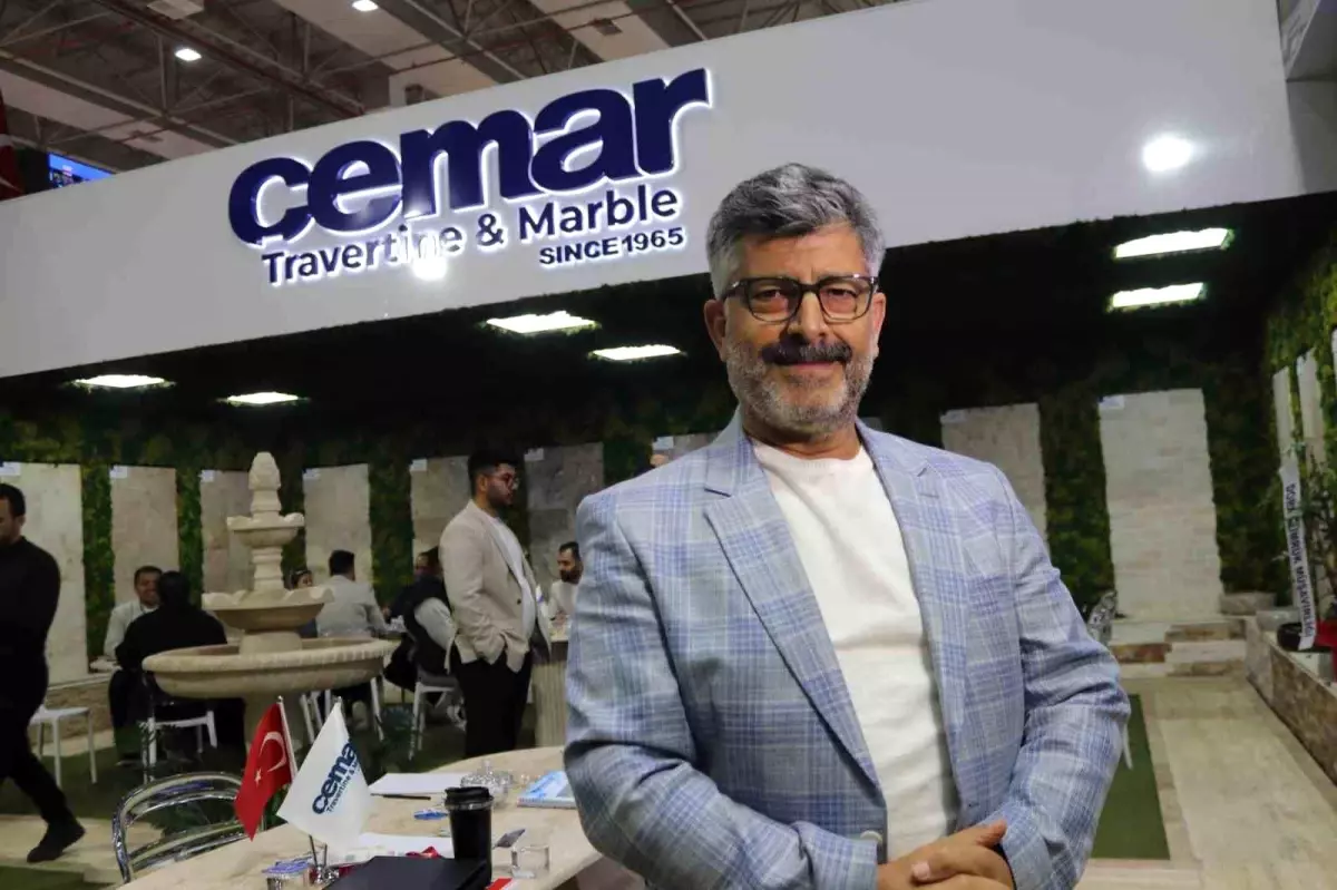 Cemar Mermer ve Traverten, 30. Marble İzmir Fuarı'nda Yabancı Misafirlerle İlişkilerini Güçlendirdi