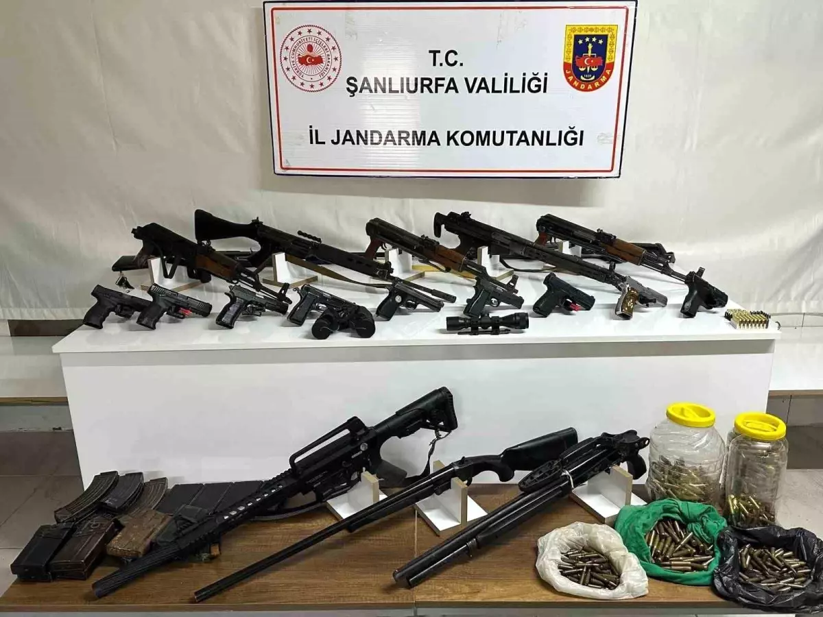 Şanlıurfa'da Silah Kaçakçılığı Operasyonu: 22 Gözaltı