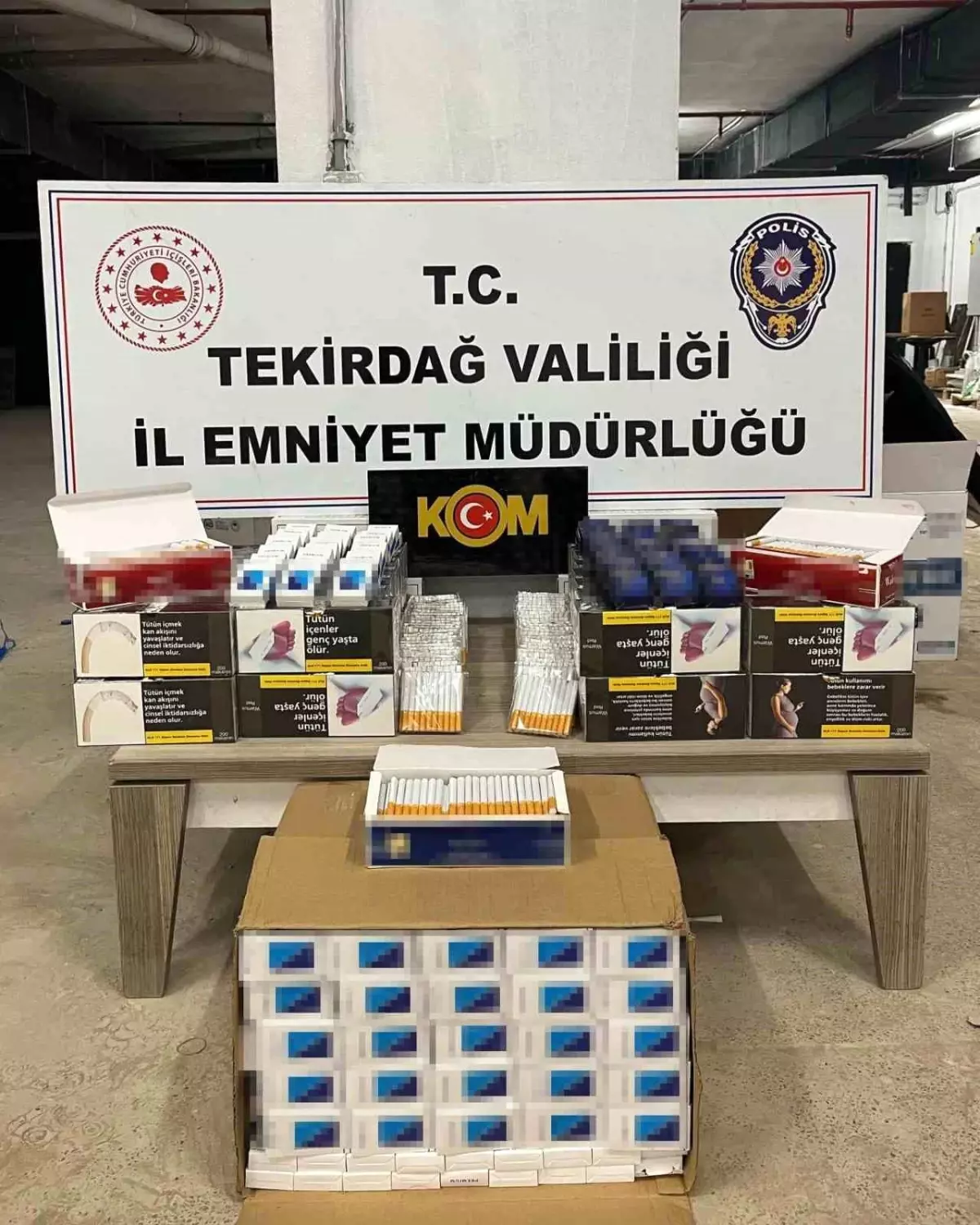 Tekirdağ'da Kaçak Tütün Operasyonu: Çok Sayıda Ürün Ele Geçirildi