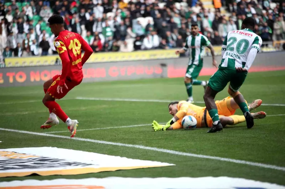 Konyaspor, Göztepe'yi 1-0 Mağlup Etti
